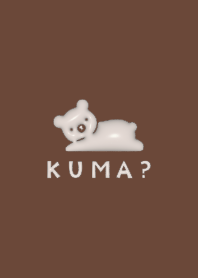 KUMA white cat love cute 3D Theme4