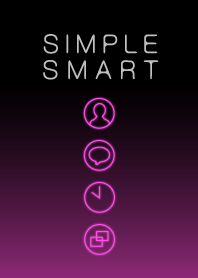 Simple Smart -Pink & Black-