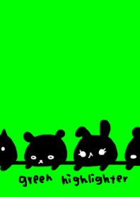 Green highlighter