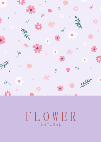 FLOWER PURPLE -NATURAL 57