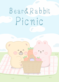 Bear&Rabbit go to Picnic!