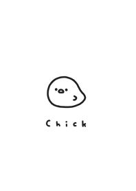 小雞 - white black.