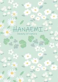 HANAEMI small flower -green-