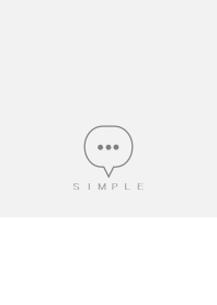 SIMPLE(white gray)V.1631b