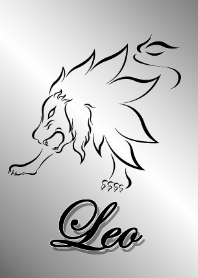 12 constellations Leo-lineart Theme