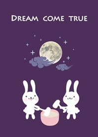 兔子愛月亮-中秋節