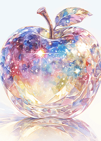 Dreamy crystal apple