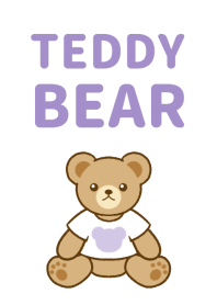 Teddy Bear[Purple T-shirt]F