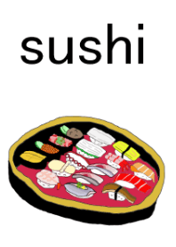 Various favorite sushi