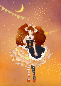 Lolita girl and Halloween