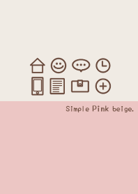 Simple Pinkbeige Theme