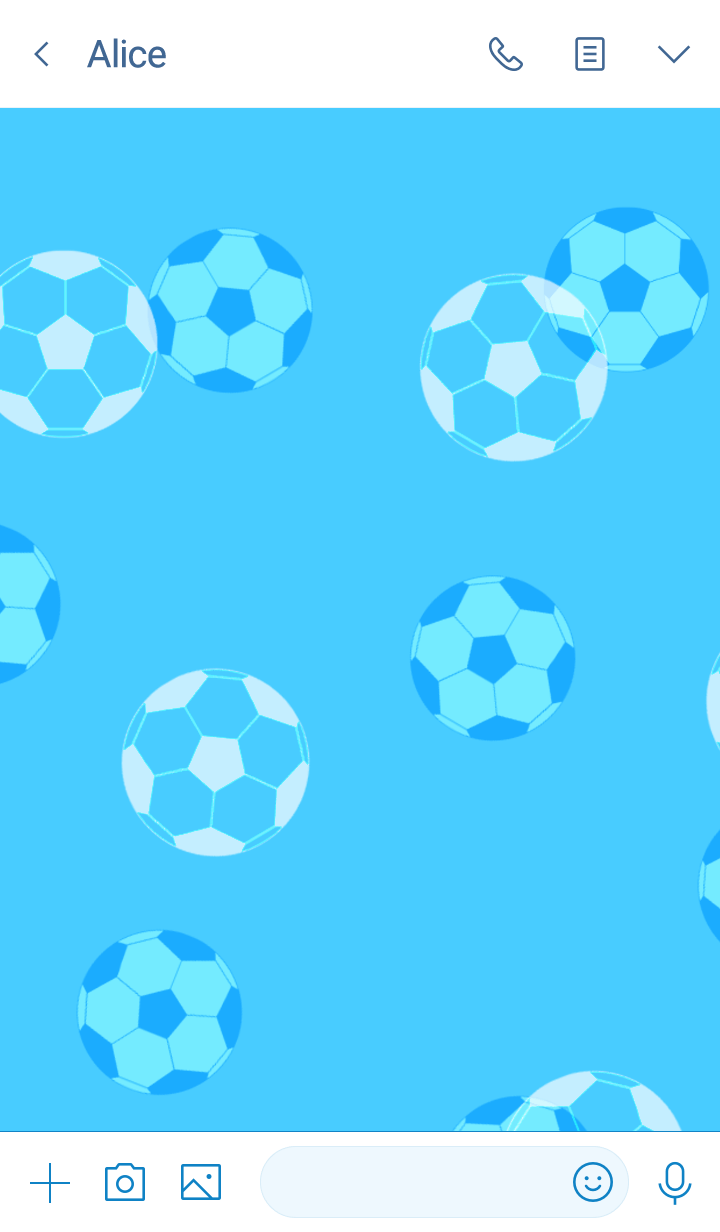 football illustrate blue