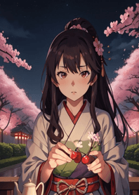 Musim Sakura Ukiyo-e vuM0n