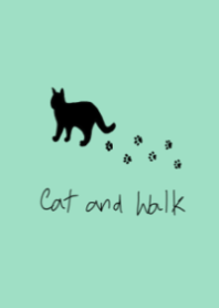 My Cat walk (mint)