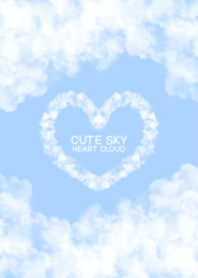 Cute Sky Heart Cloud
