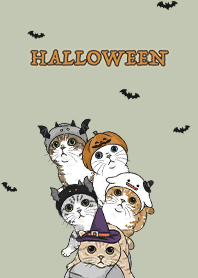 meow's halloween2 - mist green .jp
