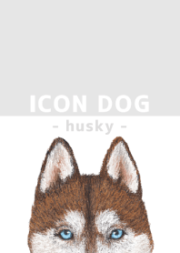ICON DOG - siberian husky - GRAY/06