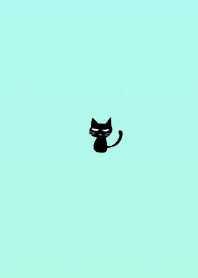 Simple little black cat