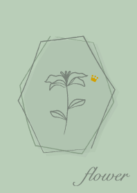 花 <王冠> 開心果綠