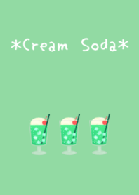 クリームソーダ*メロンソーダ