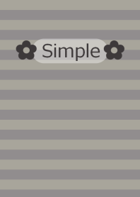Striped pattern and simple 6