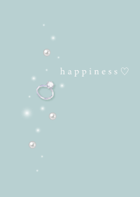 happiness ring blue green