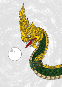 พญานาคราช มณีนาคราชสีขาว