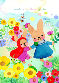 Friends in the Flower Garden