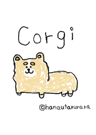 Relaxing dog(Corgi)
