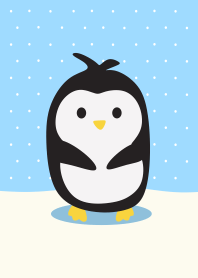シンプルハッピーベイビーペンギン