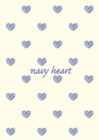 navy heart