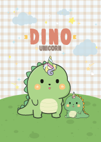 Dino Unicorn Scott Cute Friendly