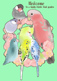 Welcome To a happy little bird garden