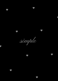 Heart Pattern* black gray.