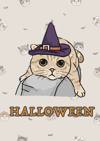 meow's halloween / dark beige .jp
