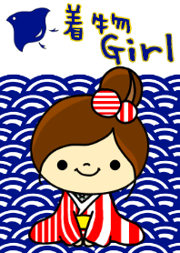 Japanese kimono girl
