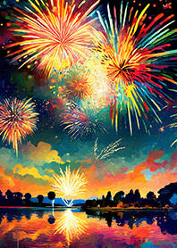 Beautiful Fireworks Theme#557