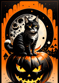 halloween cat FeD8d9