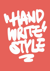 STRBROS - HANDWRITE 1.0 RED 01