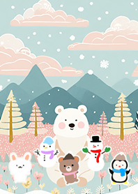 Kawaii scandinavian style(Winter-745)