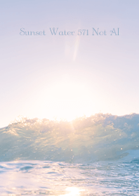 Sunset Water 571 Not AI