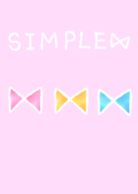 Theme of a simple ribbon