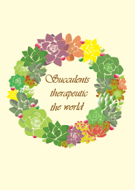 Succulents therapeutic the world