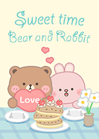 Bear and Rabbit sweet time!