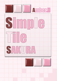 Simple Tile - Sakura - No.2