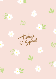 White floret Pink2 from Japan
