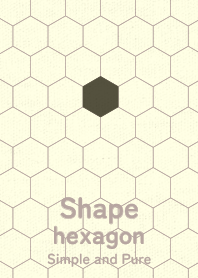 Shape hexagon karehairo