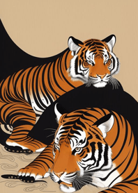 Ukiyo-e Sea Tiger Sakura GV67