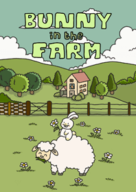 Bunny in the farm