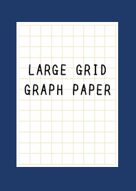 LARGE BEIGE GRID GRAPH PAPER-NAVY BLUE